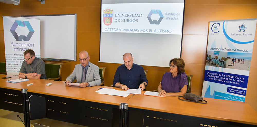 Firmamos convenio junto a la Universidad de Burgos y Autismo Burgos para desarrollar trabajos científicos