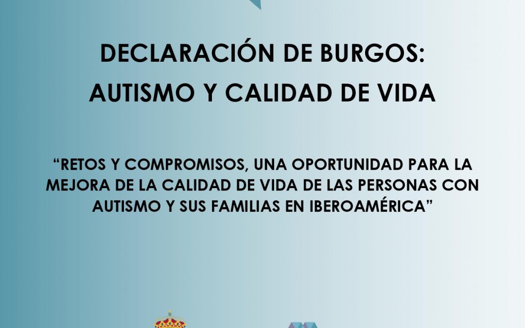 Declaración de Burgos: Autismo y calidad de vida