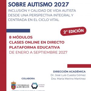 Matrícula Completa Diplomado Internacional sobre Autismo 2027